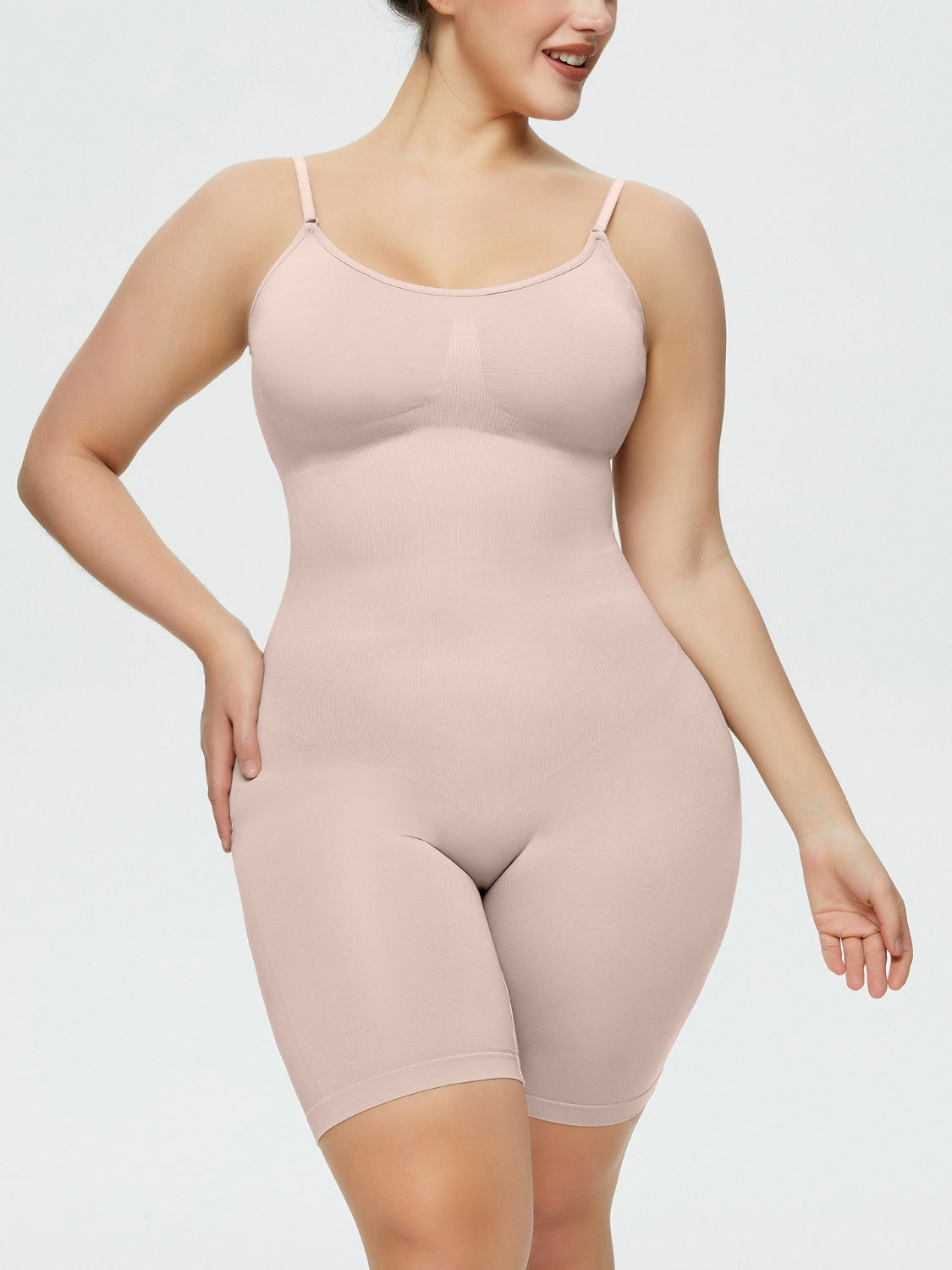 Spaghetti Strap Shaping Romper - NawdeX