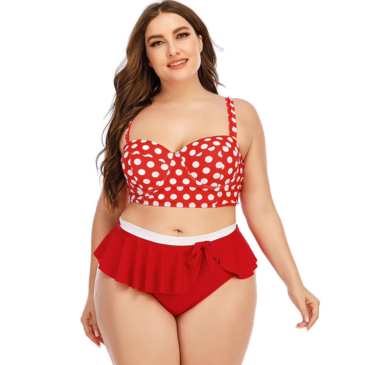 Elegant plus size swimsuit designed for comfort and style in every curve.