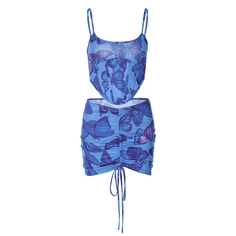 Blu Me Skirt Set - NawdeX