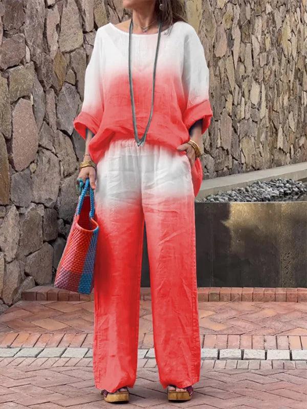 Gradient Beach Two-piece Set - NawdeX
