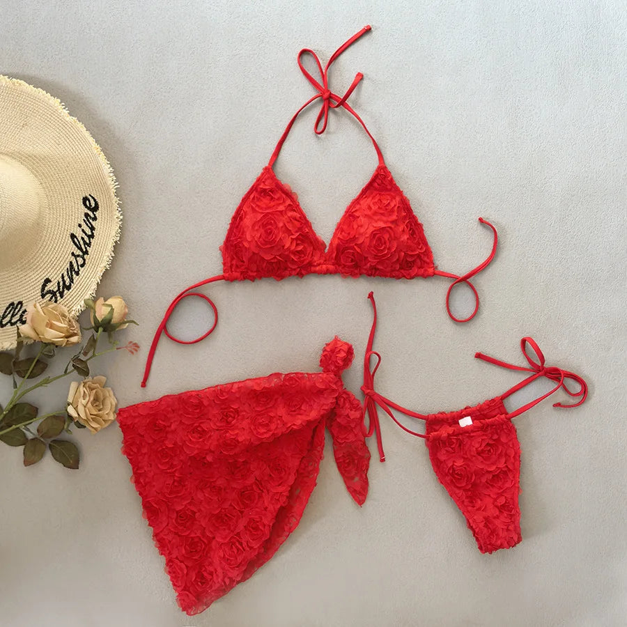 Ruffle Spice Bikini Set