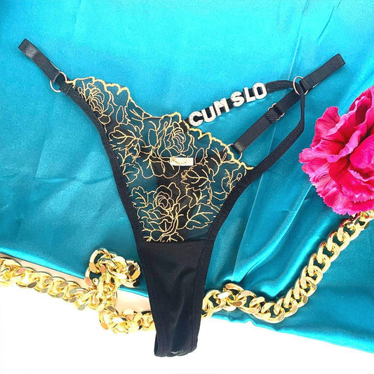 Custom Casual Letter Thong - NawdeX