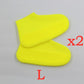 Men and women hiking slip wearable easy to carry silicone rain boots - NawdeX