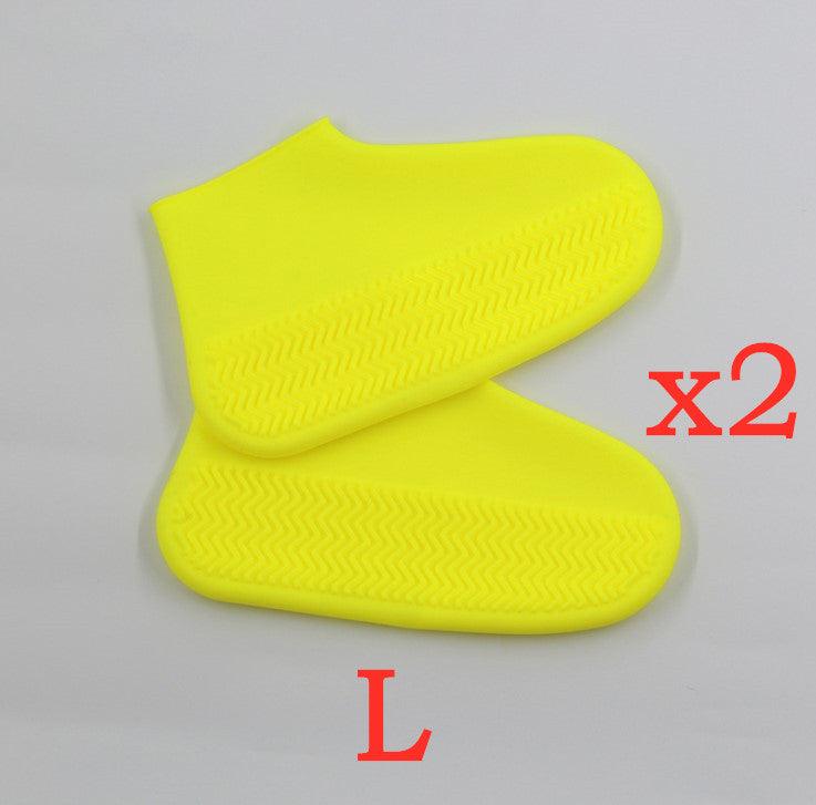 Men and women hiking slip wearable easy to carry silicone rain boots - NawdeX