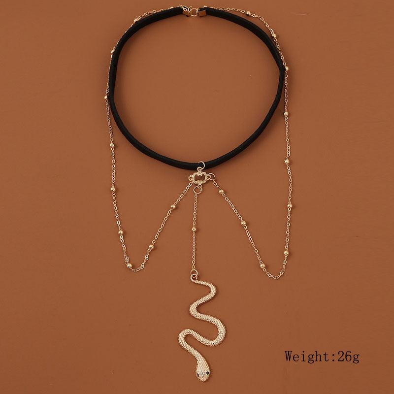 Snake Pendants Leg BodyChain - NawdeX