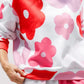 Flower Round Neck Long Sleeve Top and Pants Lounge Set - NawdeX