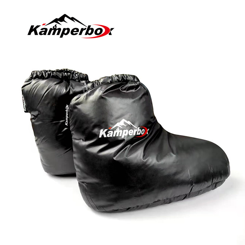 Kamperbox Down Slippers Down Socks Camping Down Booties For Sleeping Bag Camping AQ3 - NawdeX