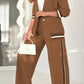 Chic Lounge Blazer & Wide-Leg Trouser Set