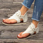 Studded Raw Hem Flat Sandals - NawdeX