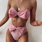 Split bright silk bikini - NawdeX