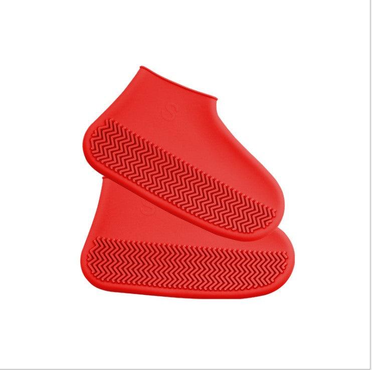 Men and women hiking slip wearable easy to carry silicone rain boots - NawdeX