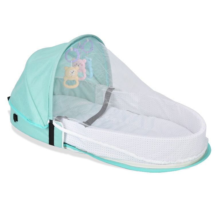 Convenient Folding Anti-pressure Isolation Bionic Travel Crib - NawdeX