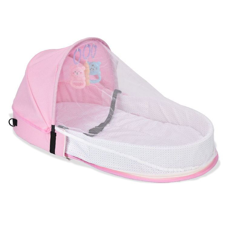 Convenient Folding Anti-pressure Isolation Bionic Travel Crib - NawdeX
