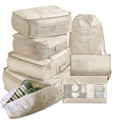 8-piece Set Luggage Divider Bag Travel Storage Clothes Organizer - NawdeX