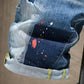 Mens Splash Denim Shorts - NawdeX