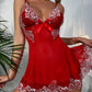 V-neck  Lace Lingerie - NawdeX