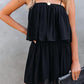 Ruched Spaghetti Strap Romper - NawdeX