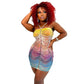 Sling Hot Rhinestone Sheath Dress - NawdeX
