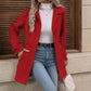 Elegant Single-breasted Woolen Coat