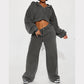 European  Sweater Wide Leg Trousers Suit - NawdeX