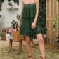 Ruched Spaghetti Strap Romper - NawdeX