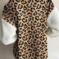 Fuzzy Button Up Long Sleeve Jacket - NawdeX