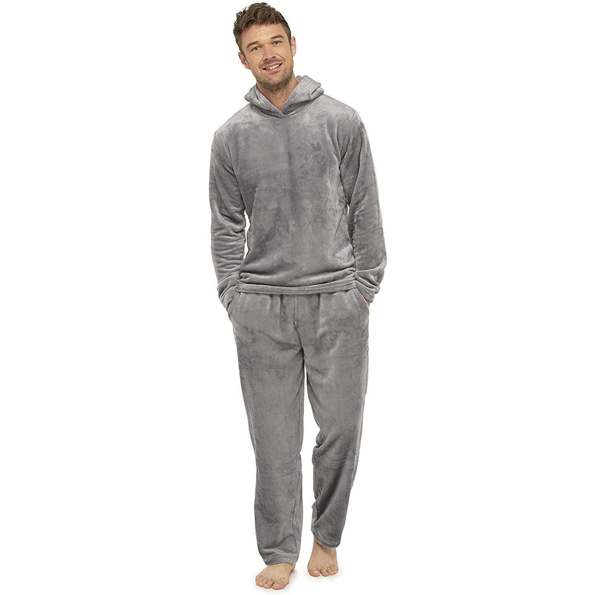 Flannel Grey Men's Pajamas - NawdeX