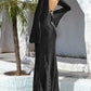 Openwork Backless Flare Sleeve Cover-Up Dress - NawdeX