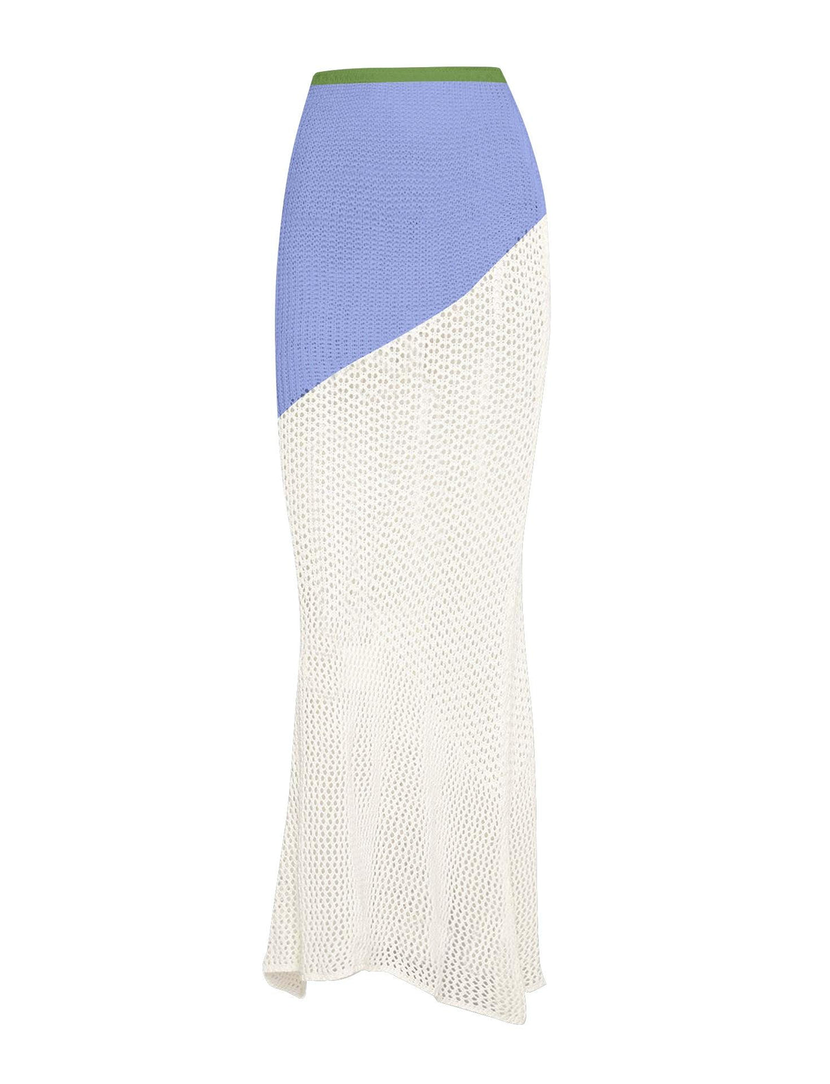 Tied Long Sleeve Top and Skirt Cover Up Set - NawdeX