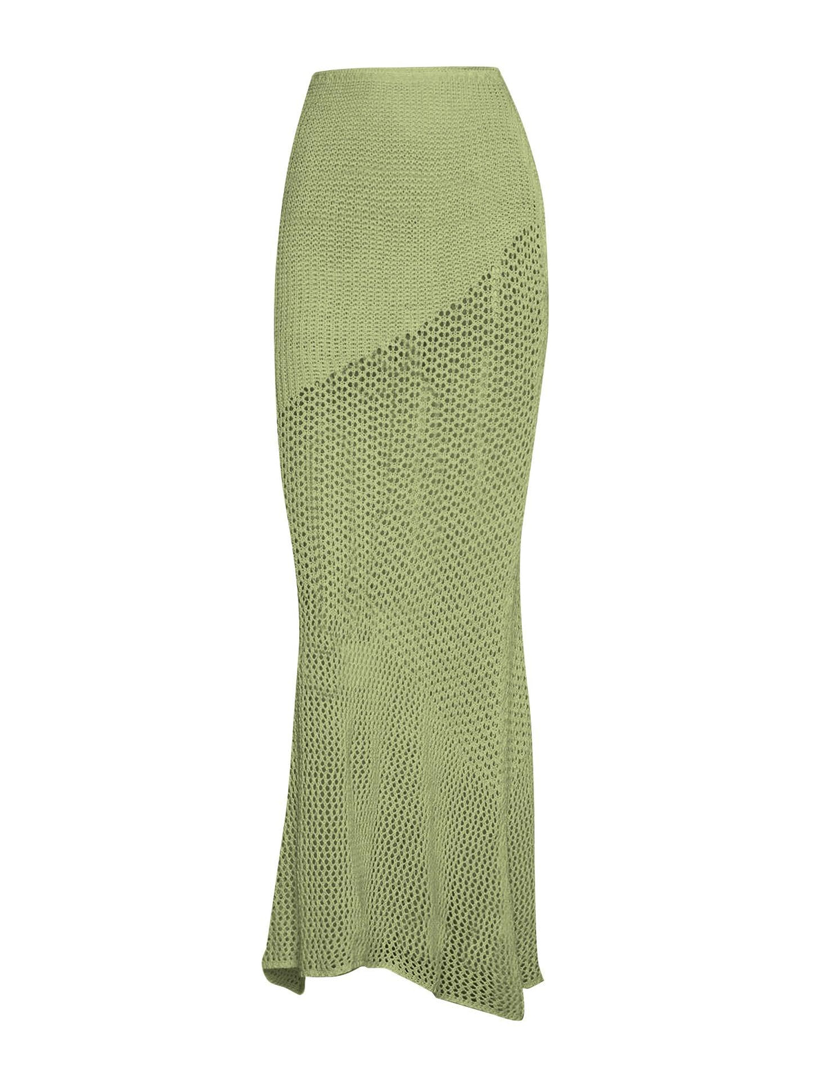 Tied Long Sleeve Top and Skirt Cover Up Set - NawdeX