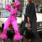 Girly Girl Satin Pants Set - NawdeX