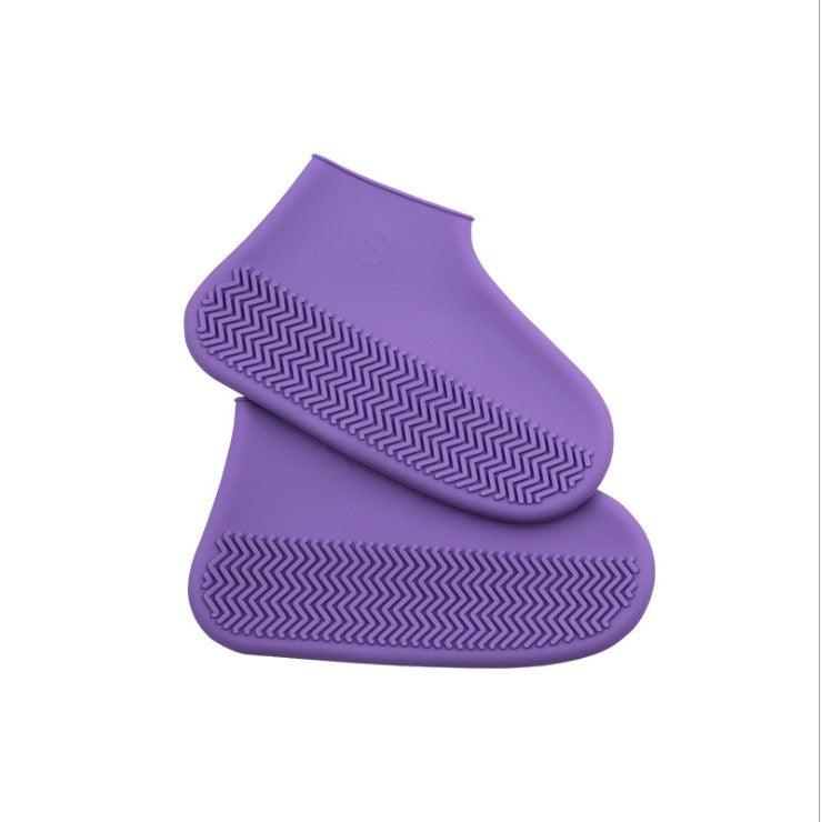 Men and women hiking slip wearable easy to carry silicone rain boots - NawdeX