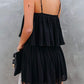 Ruched Spaghetti Strap Romper - NawdeX