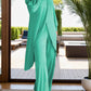 Full Size Slit Round Neck Long Sleeve Top and Pants Set - NawdeX