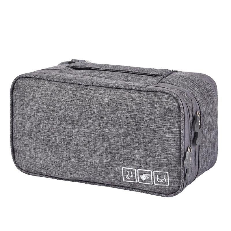 Travel Makeup Bags Women Multi-function 3-shelf Underwear Storage Bag - NawdeX