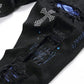 Men's Hole Patch Black Stretch Slim-fitting Jeans - NawdeX