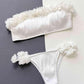 Applique Tie Back Two-Piece Bikini Set - NawdeX