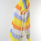 Slit Color Block V-Neck Cover-Up - NawdeX