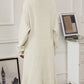 V-Neck Cami Dress and Open Front Cardigan Sweater Set - NawdeX