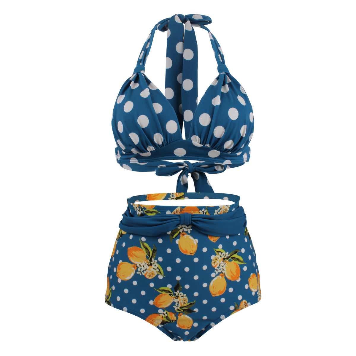 Retro Polka Dot Swimsuit