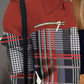 Printed Button Up Zip Detail Shacket - NawdeX