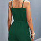Scoop Neck Romper with Pockets - NawdeX