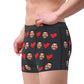 Personalized Face Photo Underwear Custom Heart Boxer Briefs - NawdeX
