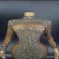 Women's Rhinestone Dress Tight Ball Gown - NawdeX