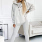 3pcs Women's Sports Loose Hooded  Sweatshirt ,Vest And Slim Trousers - NawdeX