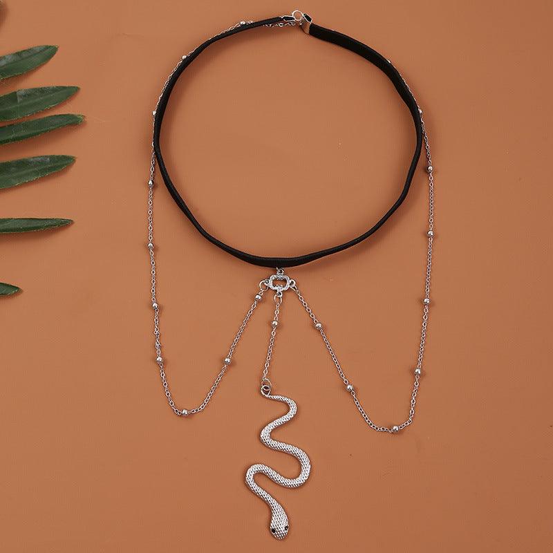 Snake Pendants Leg BodyChain - NawdeX
