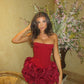 Rose Bloom Corset and Skirt Set