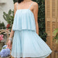 Ruched Spaghetti Strap Romper - NawdeX