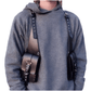 Leather Shoulder/Chest Harness Holster Wallet - NawdeX