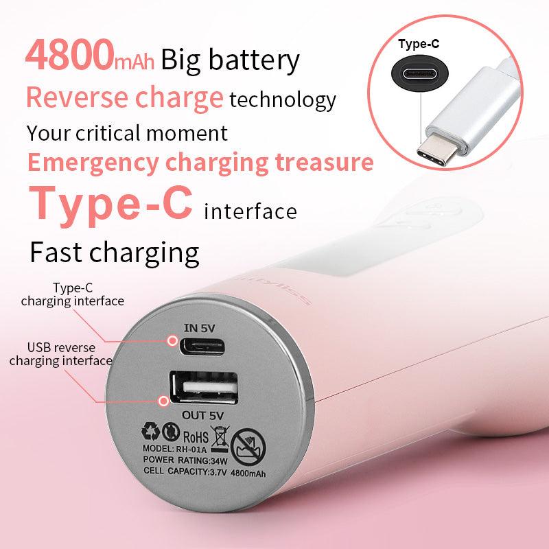 Wireless Automatic Curler USB  LCD Screen Ceramic Heating Anti-perm Curler - NawdeX
